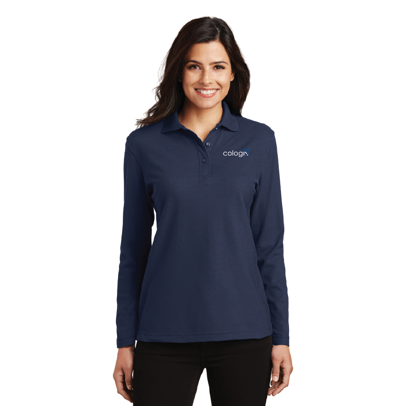 Womens Long Sleeve Polos (L500LS) - Miller Creative Group